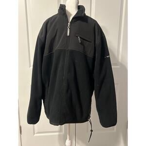 Arrow Black Fleece Zip Jacket Men’s Large